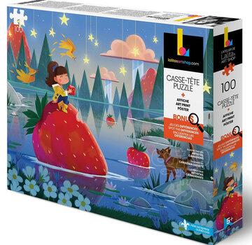 Lalita's Art Shop Lalita Strawberry Mist  Puzzle 100pcs