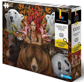 Lalita's Art Shop FINAL SALE Lalita Puzzle Teddy Bear Puzzle 1000pcs
