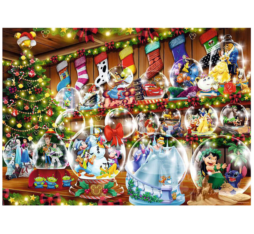 Ravensburger Disney Christmas Snow Globes Puzzle 1000pcs Seasonal