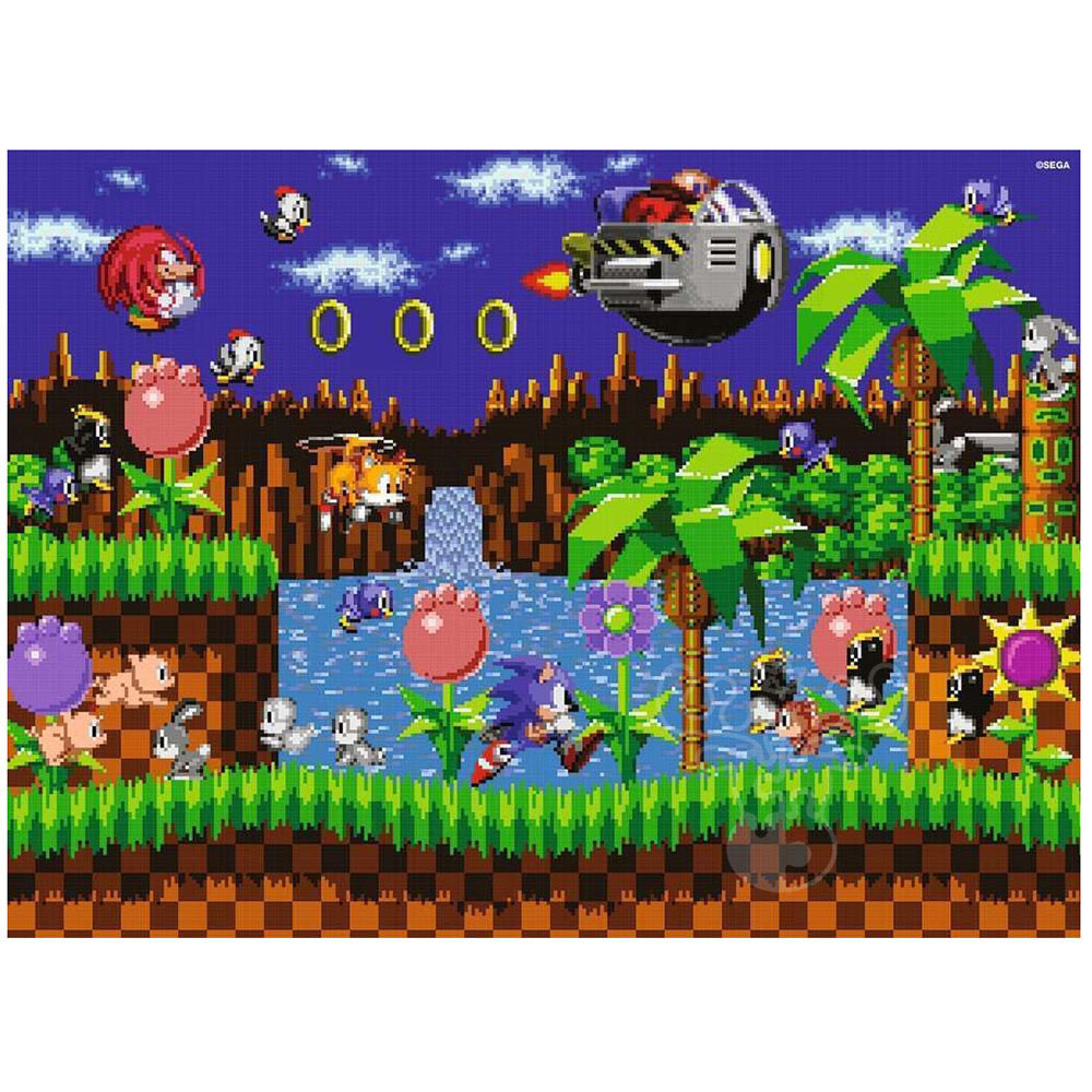 Ravensburger Puzzle Sonic 24 Pezzi Giganti - Per Bambini 3 Anni + - Formato 70x50cm - Pezzi Grandi E Resistenti
