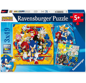 Ravensburger Ravensburger Sonic the Hedgehog: The Adventures of Sonic Puzzle 3 x 49pcs