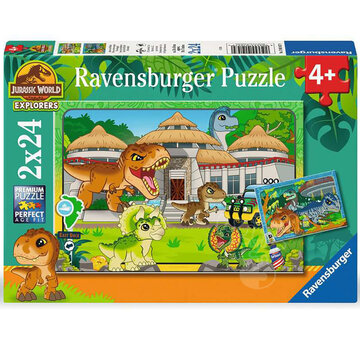 Ravensburger Ravensburger Jurassic World Explorers: Livin' the Wild Life! Puzzle 2 x 24pcs