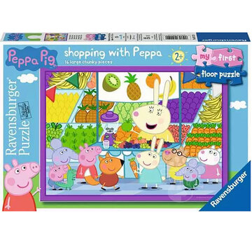 Ravensburger Ravensburger My First Puzzle: Peppa Pig Shopping with Peppa Floor Puzzle 16pcs