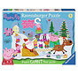 Ravensburger Peppa Pig Christmas Giant Floor Puzzle 32pcs with door hanger