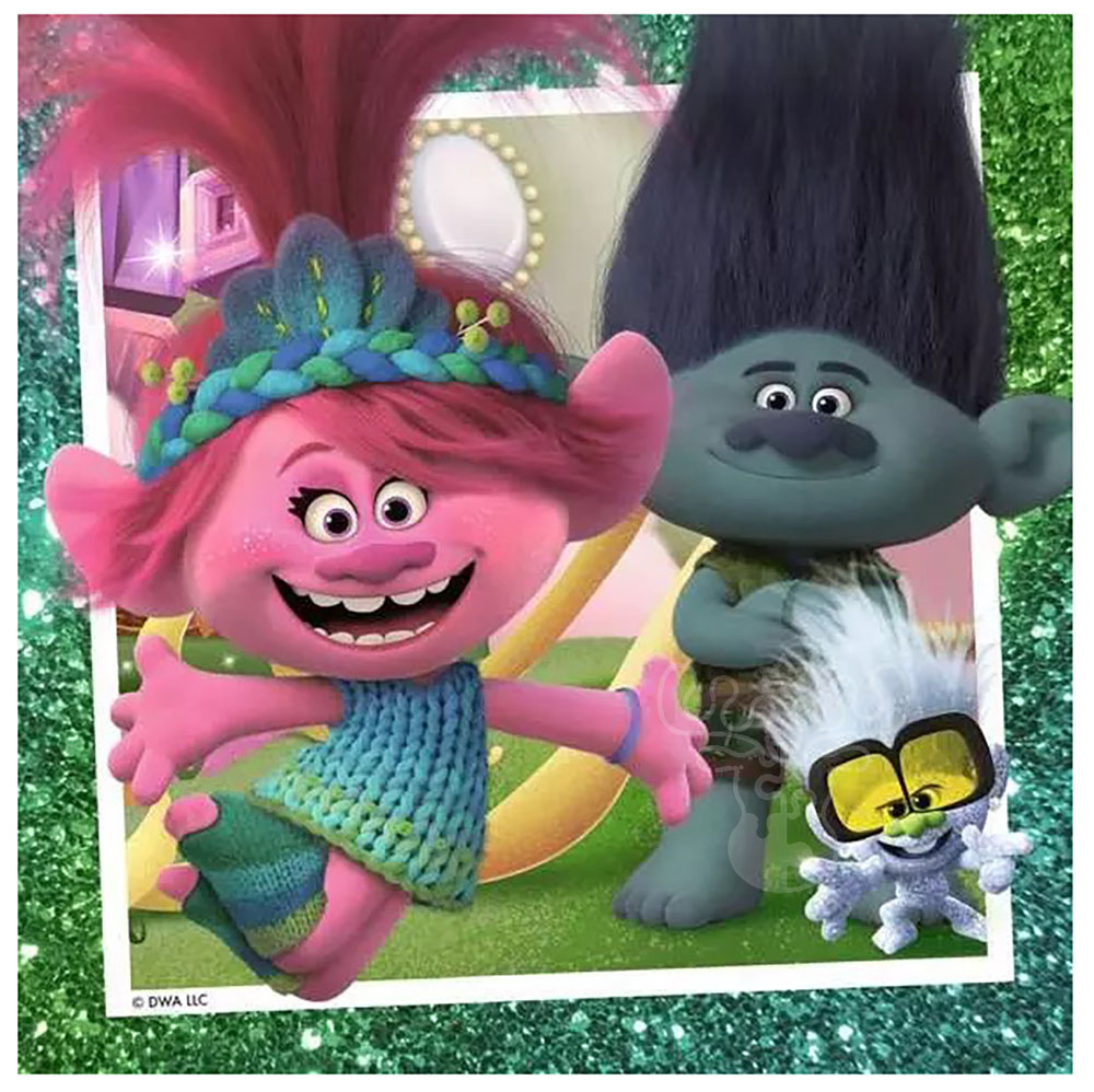 Jeu De Mémoire Ravensburger - Trolls 2 World Tour | 48 Cartes (24 Paires) Pour Enfants Dès 3 Ans