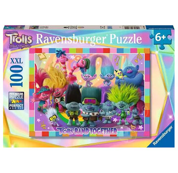 Ravensburger Ravensburger Trolls 3: Trolls Band Together Puzzle 100pcs XXL