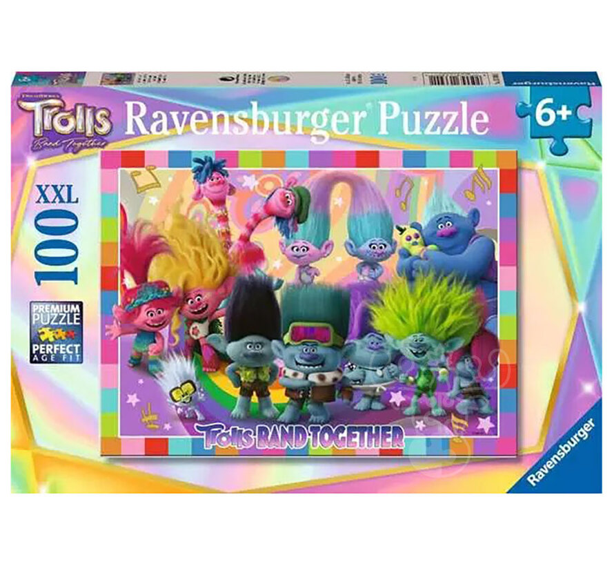 Ravensburger Trolls 3: Trolls Band Together Puzzle 100pcs XXL