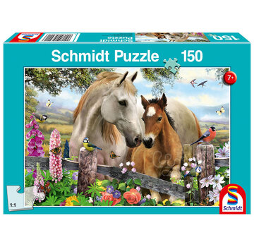 Schmidt Schmidt Mare and Foal Puzzle 150pcs