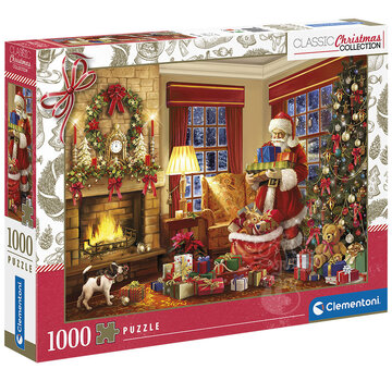 Clementoni Clementoni Classic Christmas: Santa's Visit Puzzle 1000pcs - ORIGINAL BOX SIZE