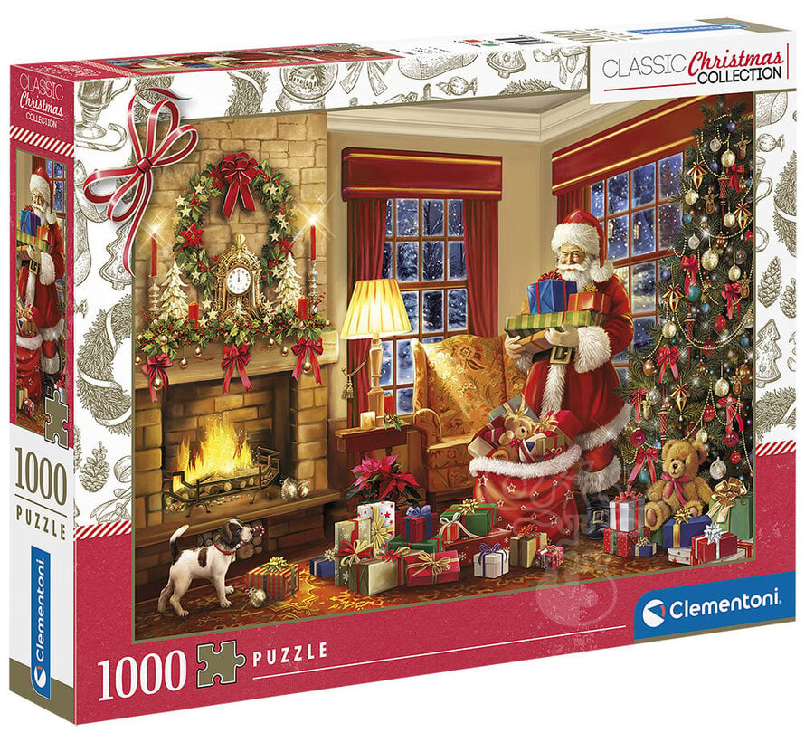 Clementoni Classic Christmas: Santa's Visit Puzzle 1000pcs