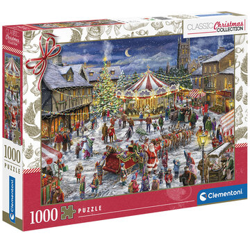 Clementoni Clementoni Classic Christmas: The Christmas Fair Puzzle 1000pcs - ORIGINAL BOX SIZE
