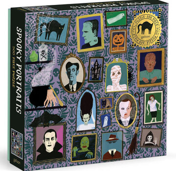 Galison Galison Spooky Portraits Puzzle 500pcs