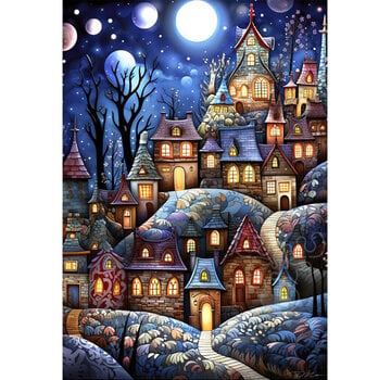 Alipson Puzzle Alipson Village Under The Moon Puzzle 1000pcs