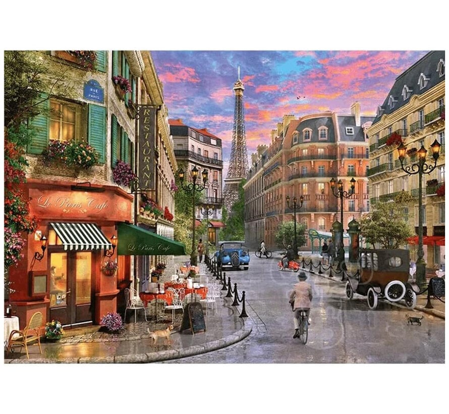 Schmidt Street to the Eiffel Tower Puzzle 1000pcs