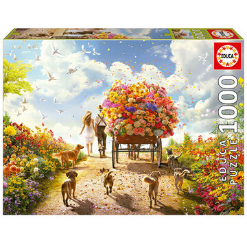 Educa Borras Educa Carrying Flowers Puzzle 1000pcs