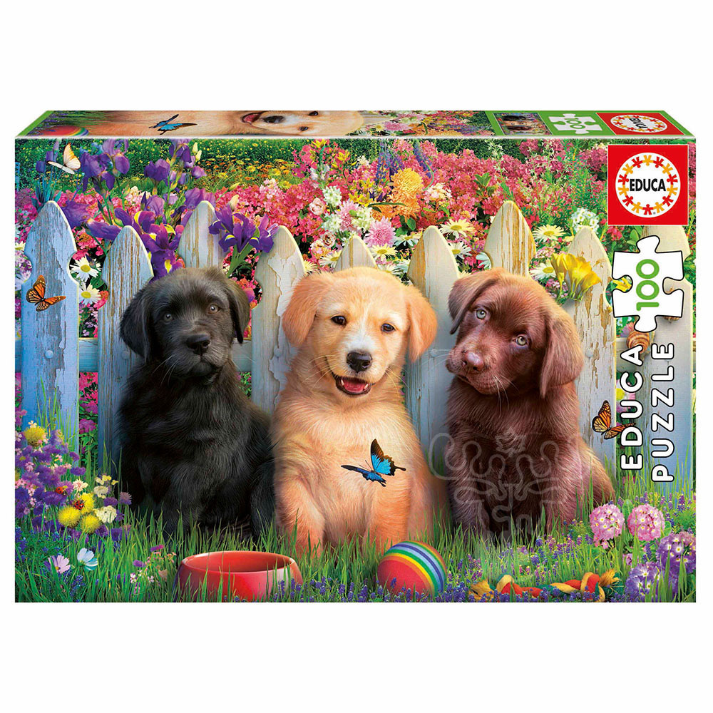 Educa Posing Puppies Puzzle 100pcs Puzzles Canada