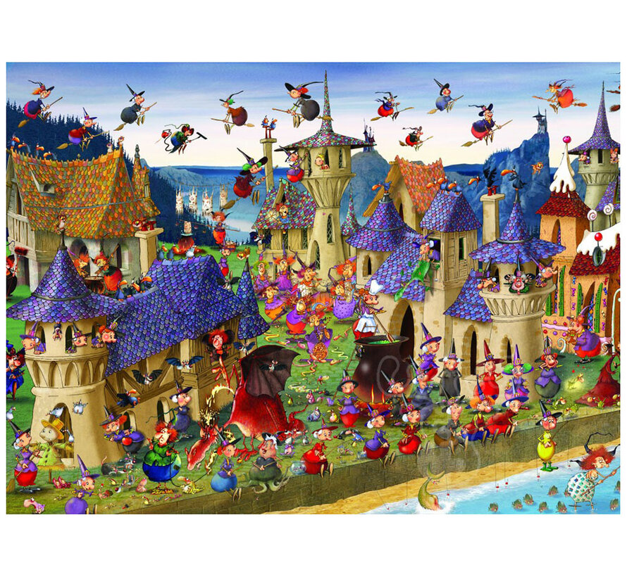 Grafika Witches - François Ruyer Puzzle 2000pcs