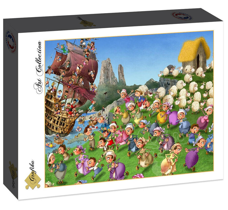 Grafika Pirates - François Ruyer Puzzle 2000pcs