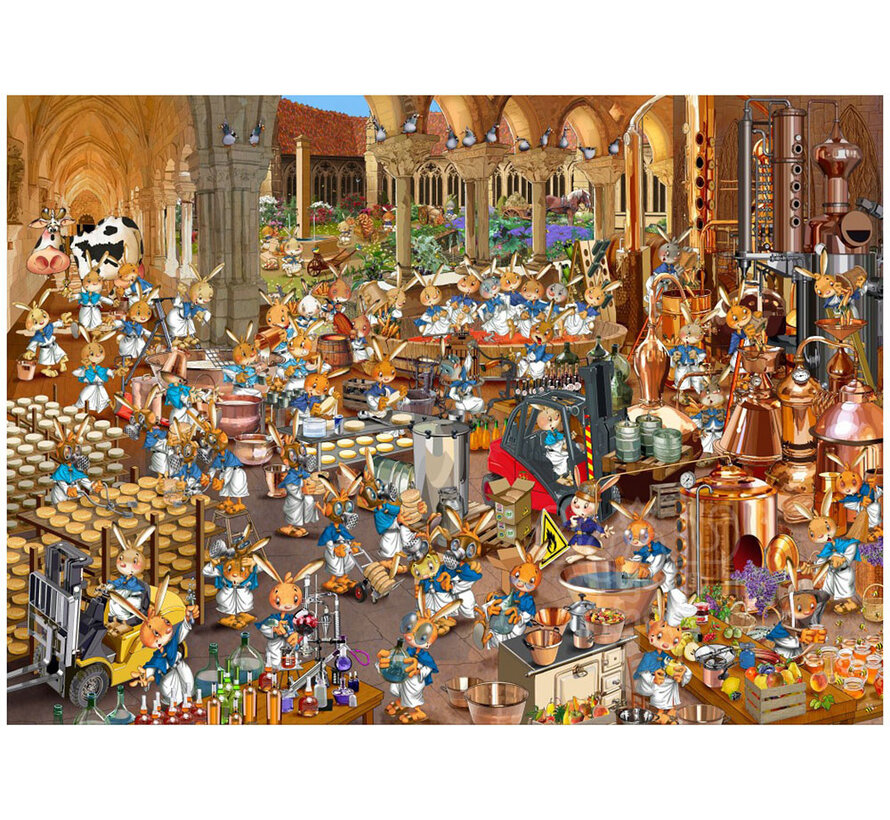 Grafika Le Cloitre (The Cloister) - François Ruyer Puzzle 1500pcs