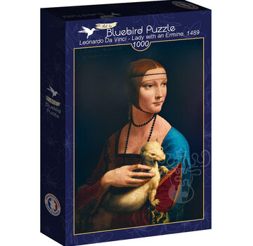 Bluebird Bluebird Leonardo Da Vinci - Lady with an Ermine, 1489 Puzzle 1000pcs