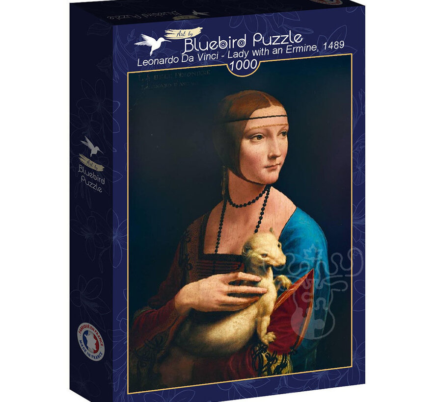 Bluebird Leonardo Da Vinci - Lady with an Ermine, 1489 Puzzle 1000pcs