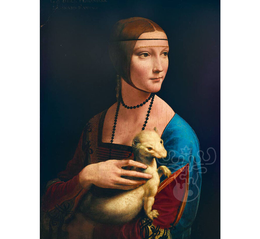 Bluebird Leonardo Da Vinci - Lady with an Ermine, 1489 Puzzle 1000pcs