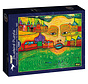 Bluebird Hundertwasser - Irinaland over the Balkans, 1969 Puzzle 1000pcs