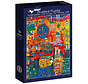 Bluebird Hundertwasser - The 30 Days Fax Painting, 1996 Puzzle 1000pcs