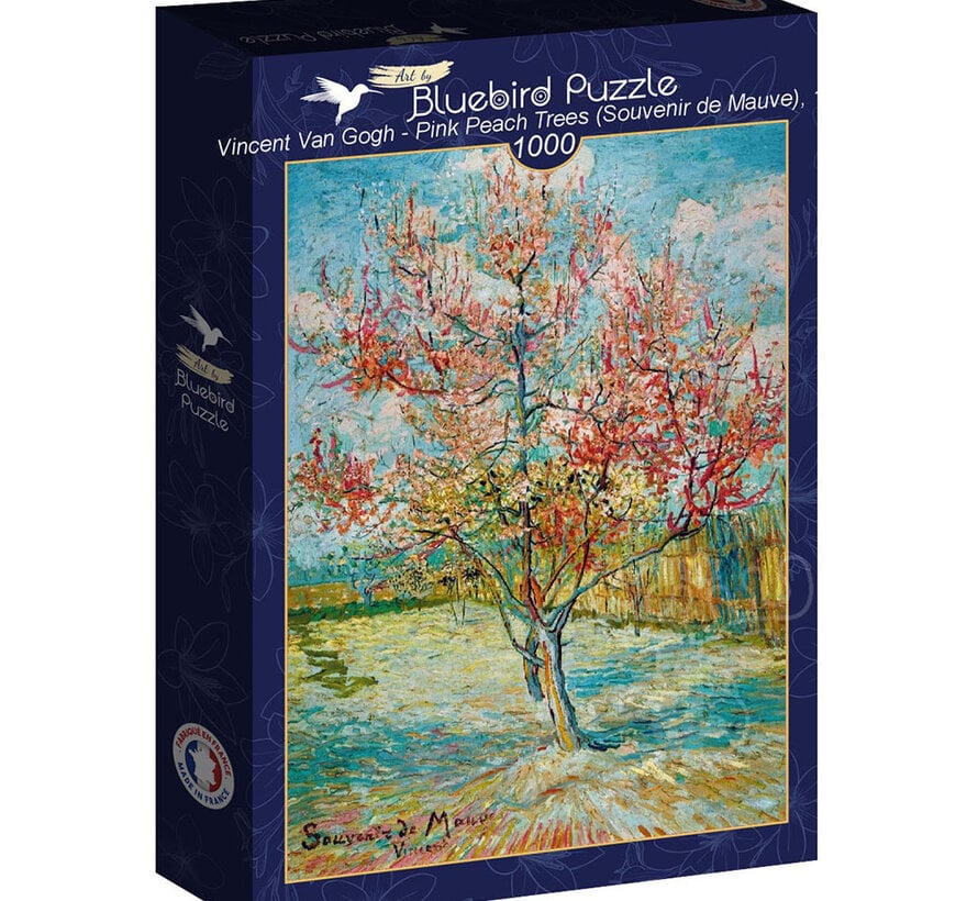 Bluebird Vincent Van Gogh - Pink Peach Trees (Souvenir de Mauve), 1888 Puzzle 1000pcs