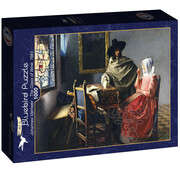 Bluebird Bluebird Johannes Vermeer - The Glass of Wine, 1661 Puzzle 1000pcs