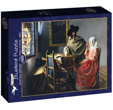 Bluebird Bluebird Johannes Vermeer - The Glass of Wine, 1661 Puzzle 1000pcs