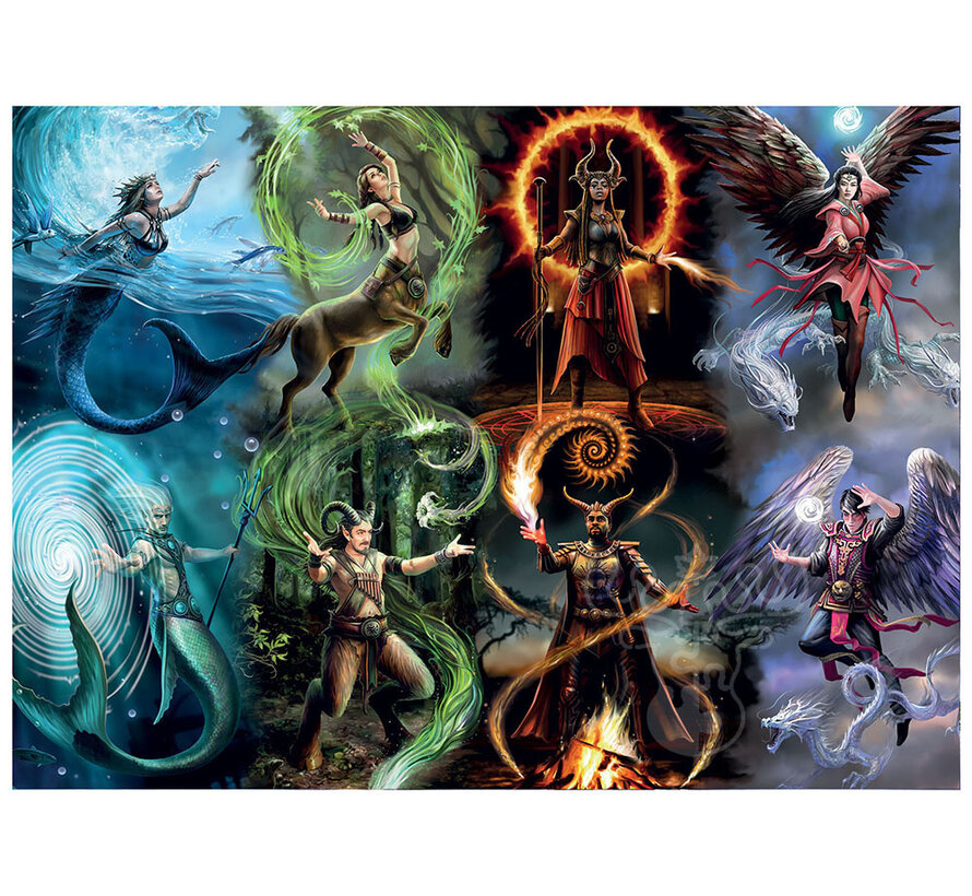Bluebird Anne Stokes - Elemental Magic Puzzle 1000pcs