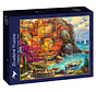 Bluebird A Beautiful Day at Cinque Terre Puzzle 2000pcs