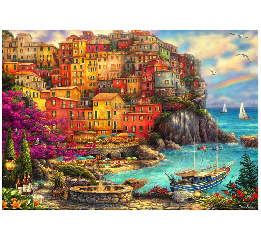 Bluebird A Beautiful Day at Cinque Terre Puzzle 2000pcs
