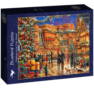 Bluebird Bluebird Christmas at the Town Square Puzzle 2000pcs