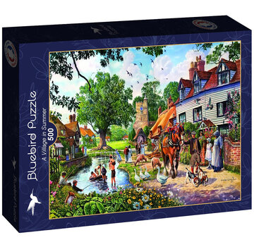 Bluebird Bluebird A Village in Summer Puzzle 500pcs