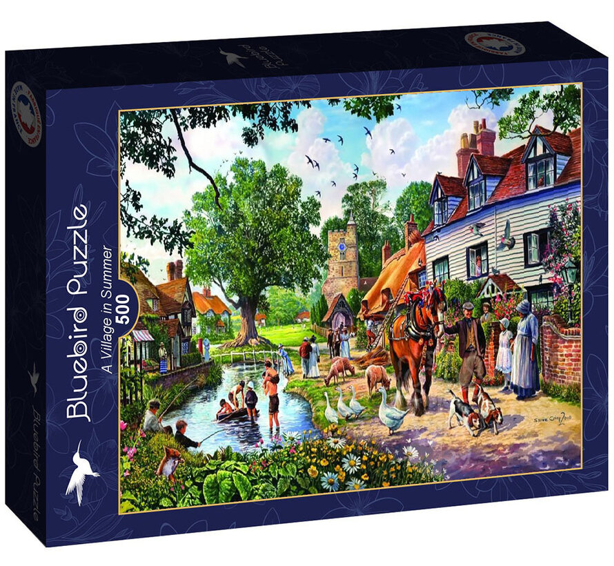 Bluebird A Village in Summer Puzzle 500pcs