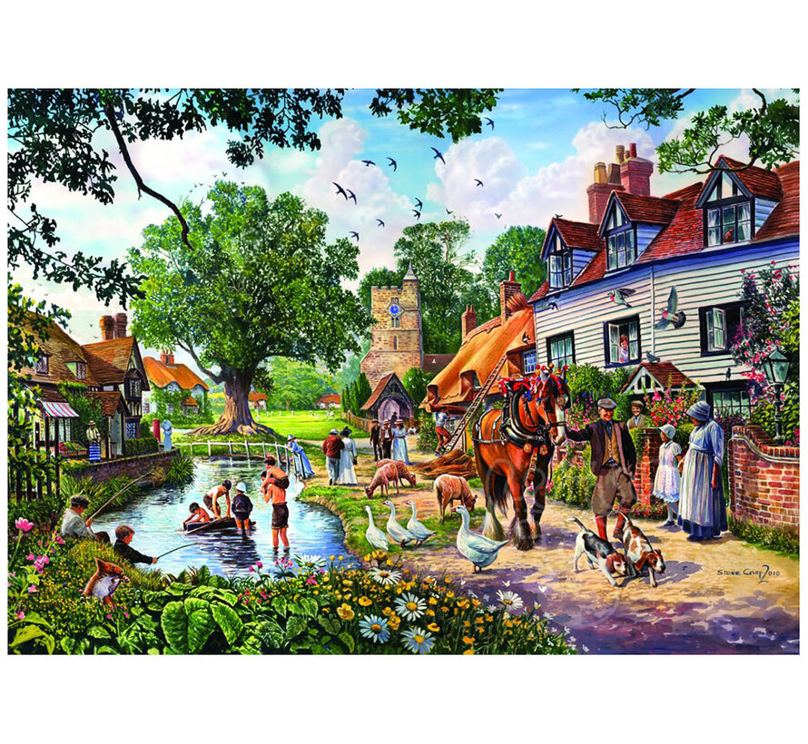 Bluebird A Village in Summer Puzzle 500pcs