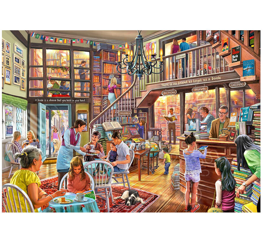 Bluebird Bookshop TearoomPuzzle 2000pcs