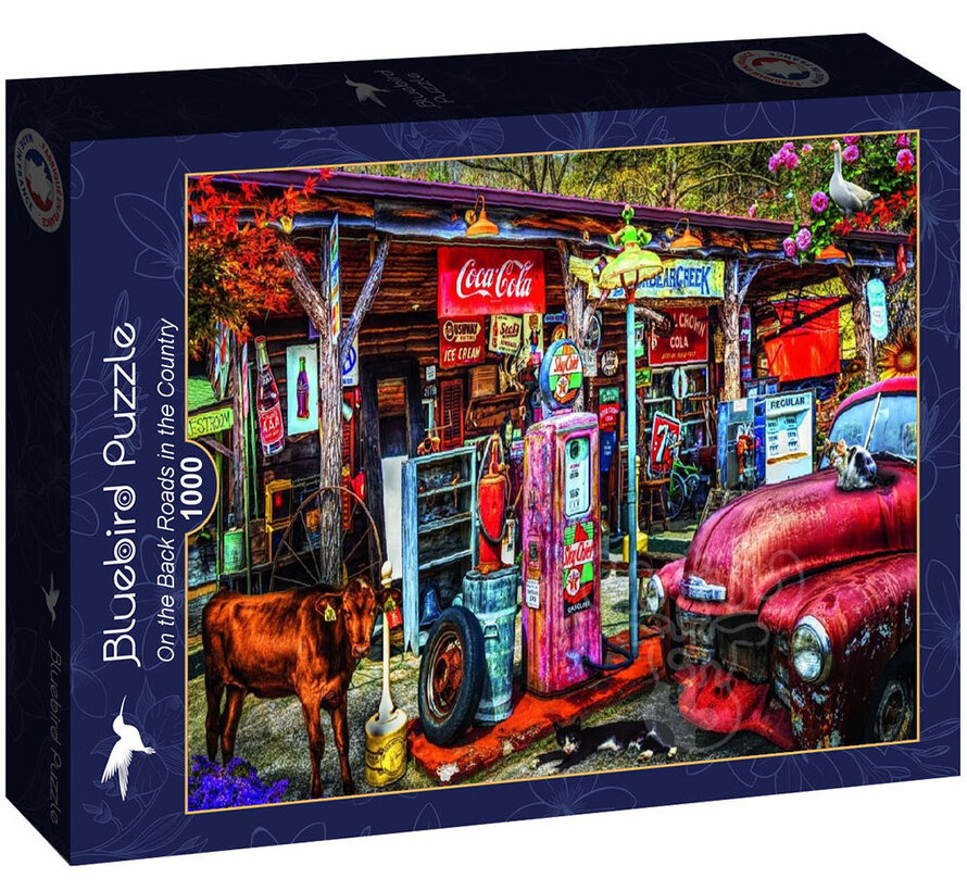 Bluebird On the Back Roads in the Country Puzzle 1000pcs