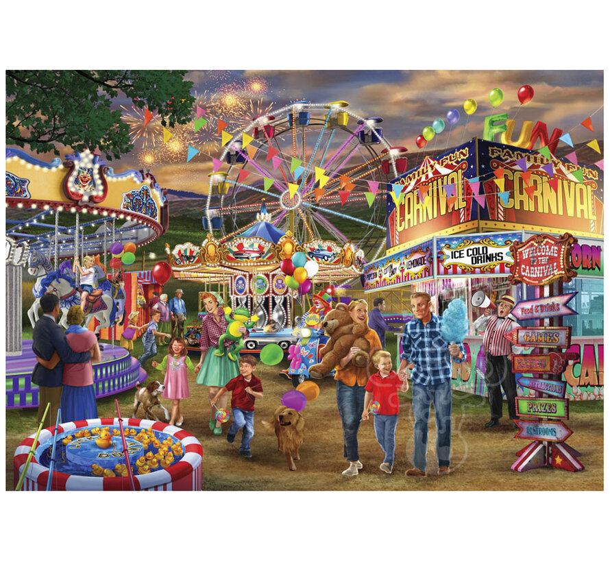 Bluebird Family Fun Carnival Puzzle 2000pcs