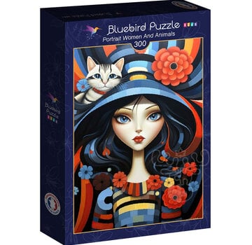 Bluebird Bluebird Portrait Women And Animals Puzzle 300pcs