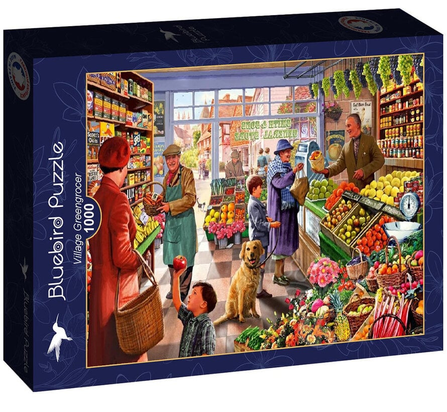Bluebird Village Greengrocer Puzzle 1000pcs