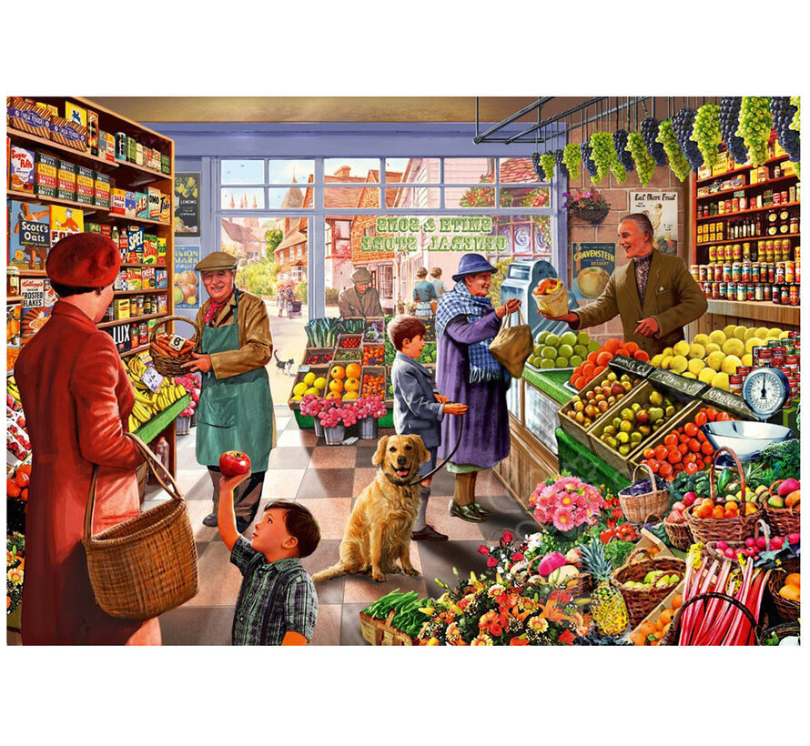 Bluebird Village Greengrocer Puzzle 1000pcs