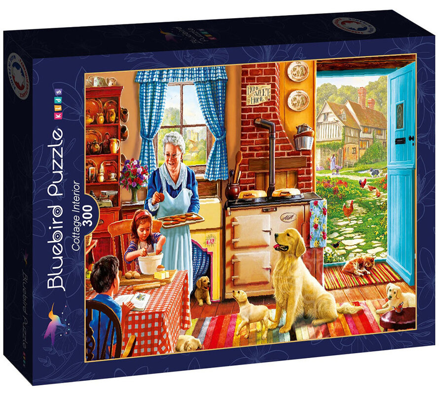 Bluebird Cottage Interior Puzzle 300pcs