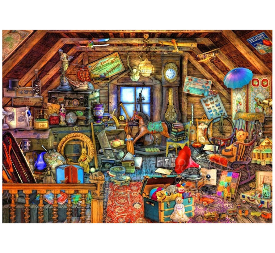 Bluebird Hidden Object Attic Puzzle 1500pcs