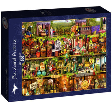 Bluebird Bluebird Wine Shelf Puzzle 500pcs