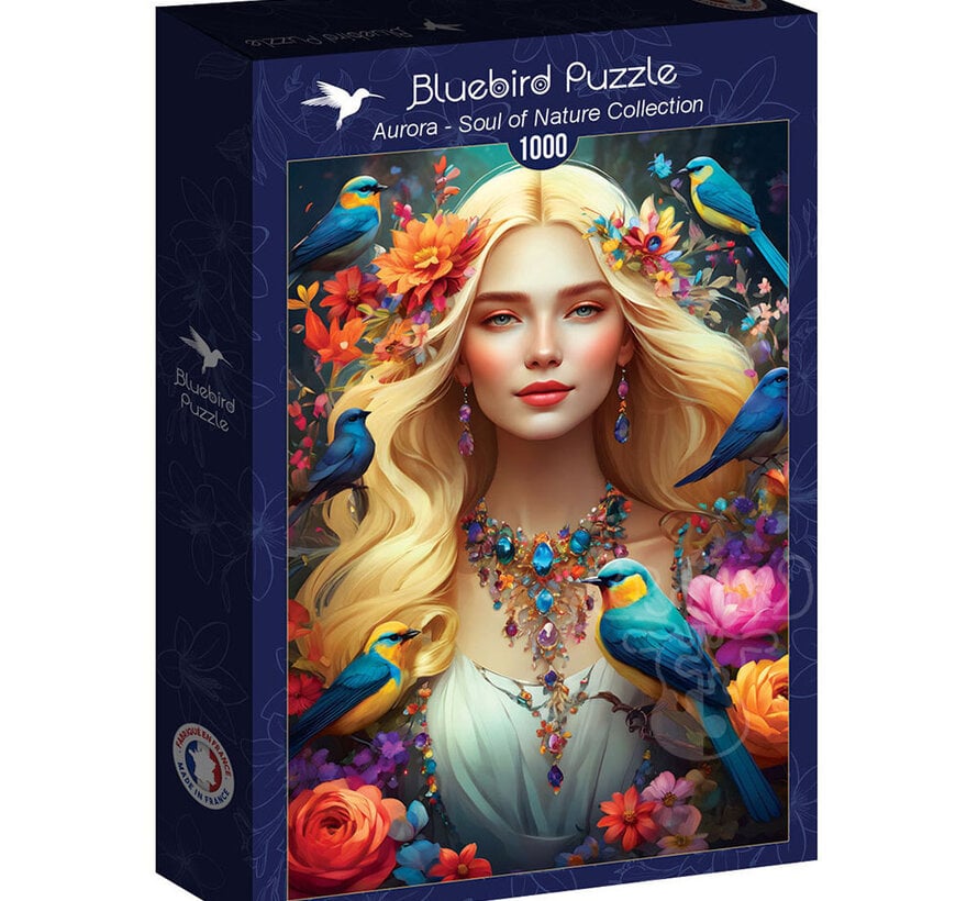 Bluebird Aurora - Soul of Nature Collection Puzzle 1000pcs