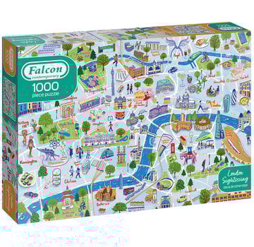 Falcon Falcon Contemporary London Sightseeing Puzzle 1000pcs - Import ONLINE ORDER ONLY