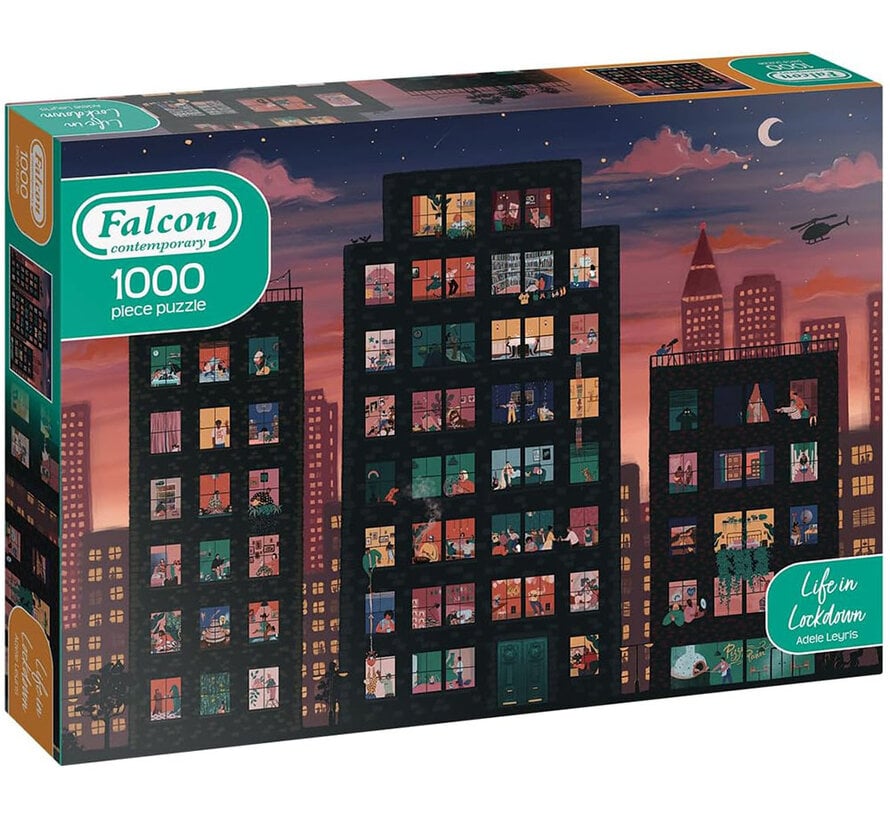 Falcon Contemporary Life in Lockdown Puzzle 1000pcs - Import